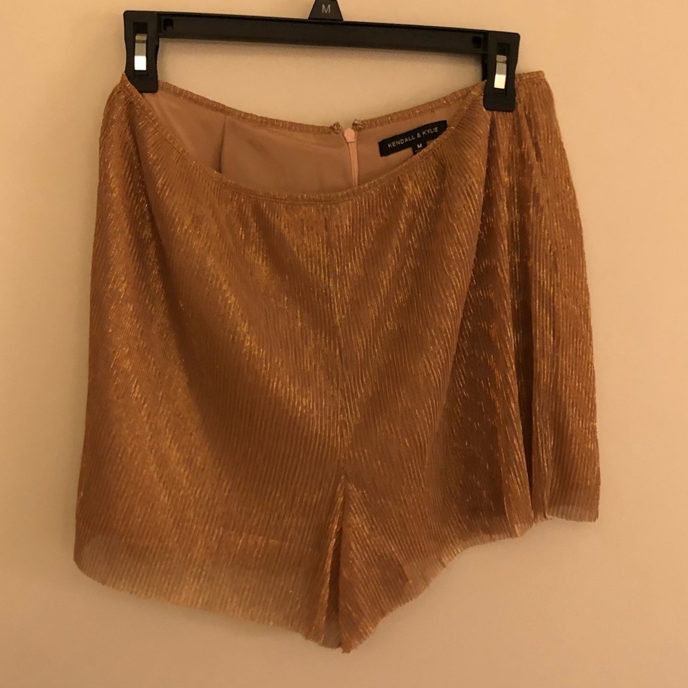 Rose Gold Shimmer Shorts